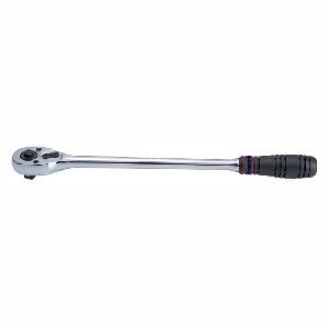 Трещотка KING TONY 1/2", 375 мм, 32 зубца, флажковая с кнопкой
