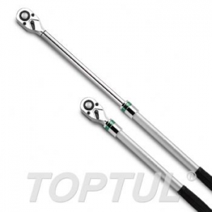 Трещотка TOPTUL 1/2" 36 зубьев 360-680 мм телескопическая с рукоятью-удлинителем