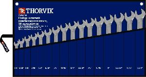 Набор ключей Thorvik  гаечных комбинированных дюймовых в сумке 1/4"--1-1/4", 16 предметов
