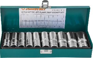 Набор Jonnesway головок торцевых глубоких 1/2"DR, 10-24 мм, 11 предметов