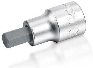 Головка TOPTUL  торцевая с шестигранной вставкой HEX 1/2" 9 мм L=55 мм
