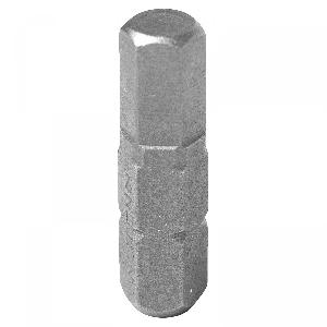 Вставка KING TONY (бита) торцевая 1/4", HEX, 6 мм, L = 25 мм