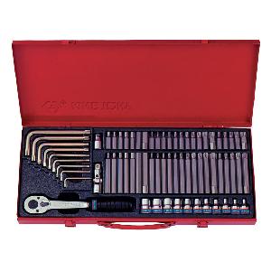 Набор вставок (бит) 3/8", TORX, SPLINE, HEX, 69 предметов