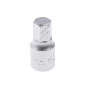 Насадка KING TONY (бита) торцевая 1/4", HEX, 8 мм, L = 25 мм
