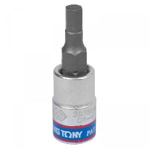 Насадка KING TONY (бита) торцевая 1/4", HEX, 4 мм, L = 37 мм