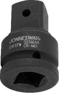 Переходник Jonnesway для ударного инструмента 3/4"DR(F)*1"DR(M)