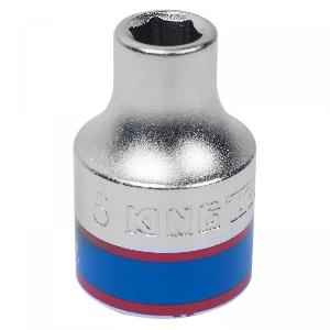 Головка KING TONY торцевая стандартная шестигранная 3/8", 6 мм