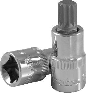 Насадка Ombra торцевая 1/2"DR с вставкой-битой SPLINE, M14