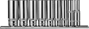 Набор Ombra головок торцевых глубоких 1/2"DR на держателе, внешний TORX®, E10-E24, 9 предметов