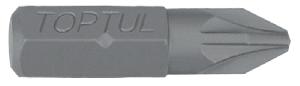 Бита TOPTUL 1/4" крестовая PZ0 L=25 мм
