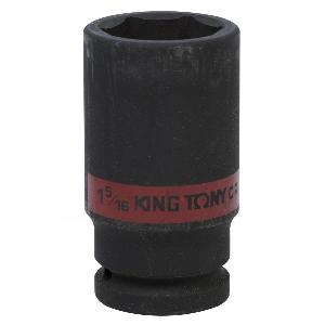 Головка KING TONY торцевая ударная глубокая шестигранная 3/4", 1-5/16", дюймовая