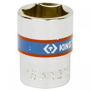 Головка торцевая стандартная шестигранная 3/8", 16 мм KING TONY 333516M
