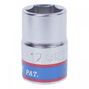 Головка KING TONY торцевая стандартная шестигранная 3/8", 12 мм