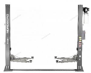 Подъемник NORDBERG 2х стоечный 4т с электростопорами (серый) 380V