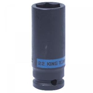 Головка King Tony торцевая ударная глубокая шестигранная 1/2", 22 мм