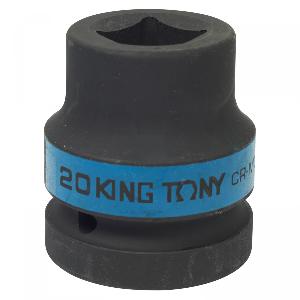 Головка KING TONY торцевая ударная четырехгранная 1", 20 мм, футорочная