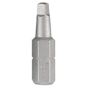 Вставка (бита) торцевая 1/4", SQUARE, №0, L = 25 мм, квадратная KING TONY 102500R