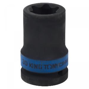 Головка торцевая ударная TORX Е-стандарт 3/4", E30, L = 56 мм KING TONY 657530M