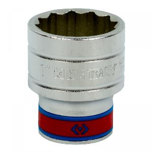 Головка KING TONY торцевая стандартная двенадцатигранная 1/2", 1", дюймовая