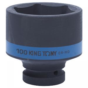 Головка KING TONY торцевая ударная шестигранная 1", 100 мм