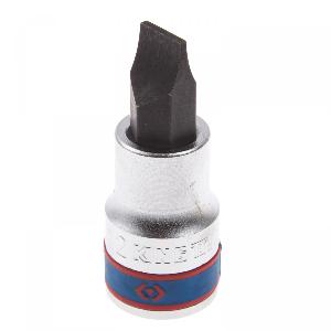 Насадка KING TONY (бита) торцевая 1/2", Slotted, 12,0х2,0 мм, L = 60 мм