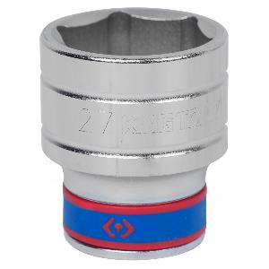 Головка KING TONY торцевая стандартная шестигранная 1/2", 27 мм