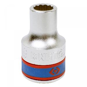 Головка KING TONY торцевая стандартная двенадцатигранная 1/2", 9 мм