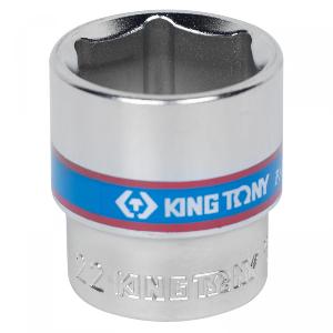 Головка KING TONY торцевая стандартная шестигранная 3/8", 22 мм
