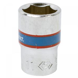 Головка KING TONY торцевая стандартная шестигранная 1/4", 11 мм