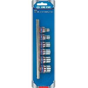 Набор торцевых головок 3/8", TORX Е-стандарт, E8-E18, 6 предметов KING TONY 3106PR