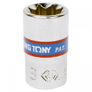 Головка KING TONY торцевая восьмигранная 1/4", 8 мм