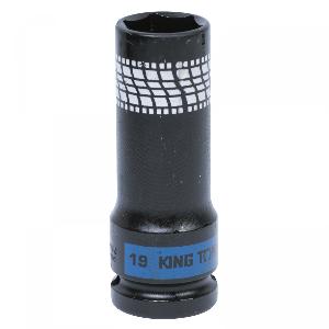 Головка KING TONY торцевая ударная глубокая 1/2", 19 мм, тонкостенная