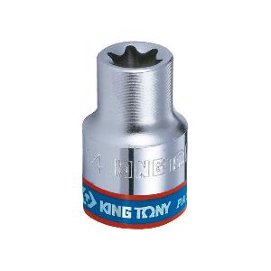 Головка KING TONY торцевая TORX Е-стандарт 3/8", Е18, L = 28 мм