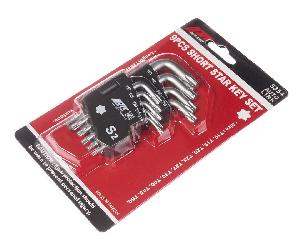 Набор ключей TORX T10-Т50 Г-образных 9 предметов JTC