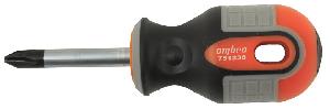 Отвертка Ombra стержневая крестовая ROUND GRIP, PH2x38 мм