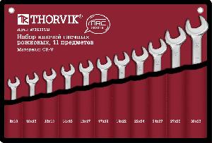 Набор Thorvik ключей гаечных рожковых серии ARC в сумке, 11902 мм, 11 предметов