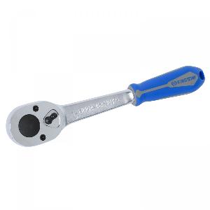 Трещотка 3/8", 200 мм, 32 зубца, флажковая, фиксатор KING TONY 3779-08G