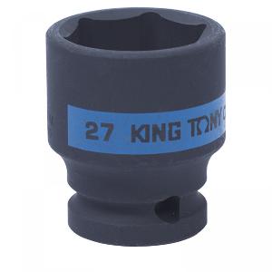 Головка KING TONY торцевая ударная шестигранная 1/2", 27 мм