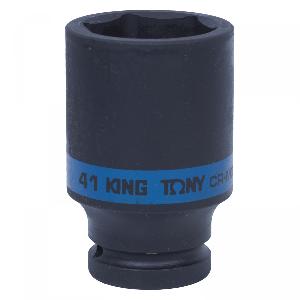 Головка торцевая ударная глубокая шестигранная 3/4", 41 мм KING TONY 643541M