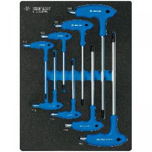 Набор ключей TORX L-тип, ложемент, 8 предметов KING TONY 9-22308PRV