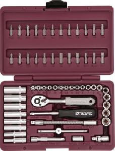 Набор Thorvik инструмента 1/4"DR, 57 предметов