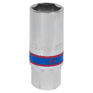 Головка свечная шестигранная 1/2", 21 мм, магнитный фиксатор KING TONY 466521
