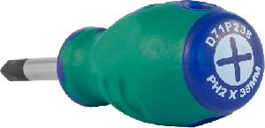 Отвертка Jonnesway стержневая крестовая ANTI-SLIP GRIP, PH2х38 мм