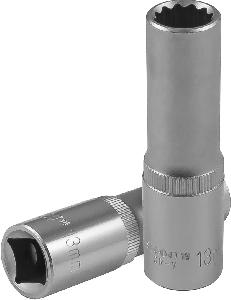 Головка Jonnesway торцевая глубокая 12-гранная 1/2"DR, 13 мм