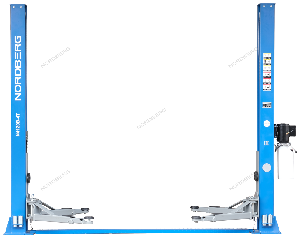 Подъемник NORDBERG  2х стоечный 4т (синий) 220V