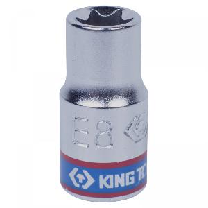 Головка торцевая TORX Е-стандарт 1/4", E8, L = 24 мм KING TONY 237508M