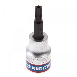 Насадка KING TONY (бита) торцевая 3/8", TORX, T27, L = 50 мм, с отверстием