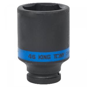 Головка торцевая ударная глубокая шестигранная 3/4", 46 мм KING TONY 643546M