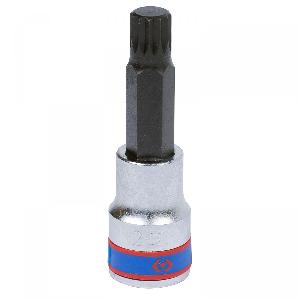 Насадка (бита) торцевая 1/2", SPLINE, M12, L = 80 мм KING TONY 403612