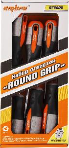 Набор Ombra отверток стержневых ROUND GRIP, 6 предметов